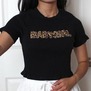 Black Babygirl Graphic Tee